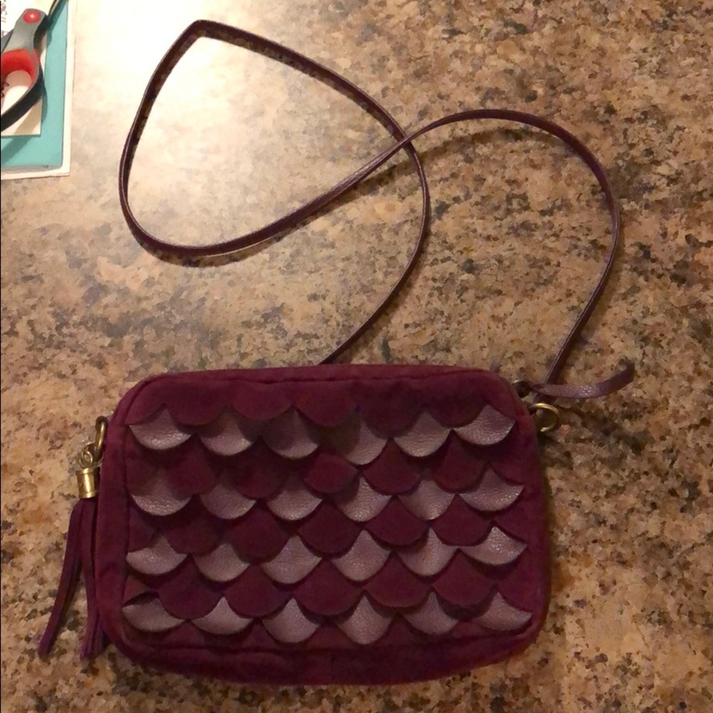 F21 Purple Crossbody Bag - Picture 1 of 3